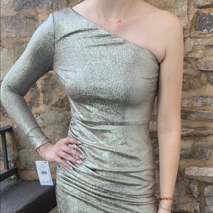 AIDAN by Aidan Mattox gold dress size 0